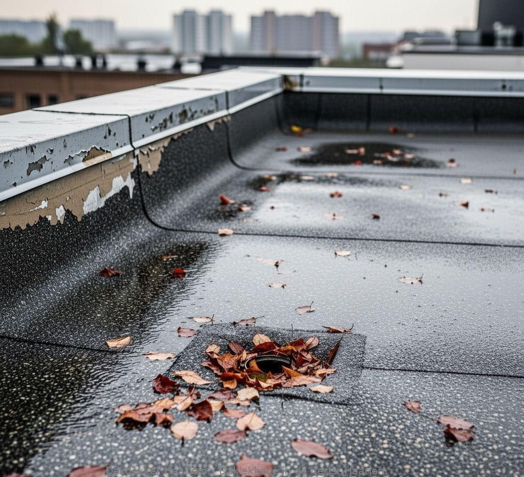 Daklekkage In De Herfst Haarlem