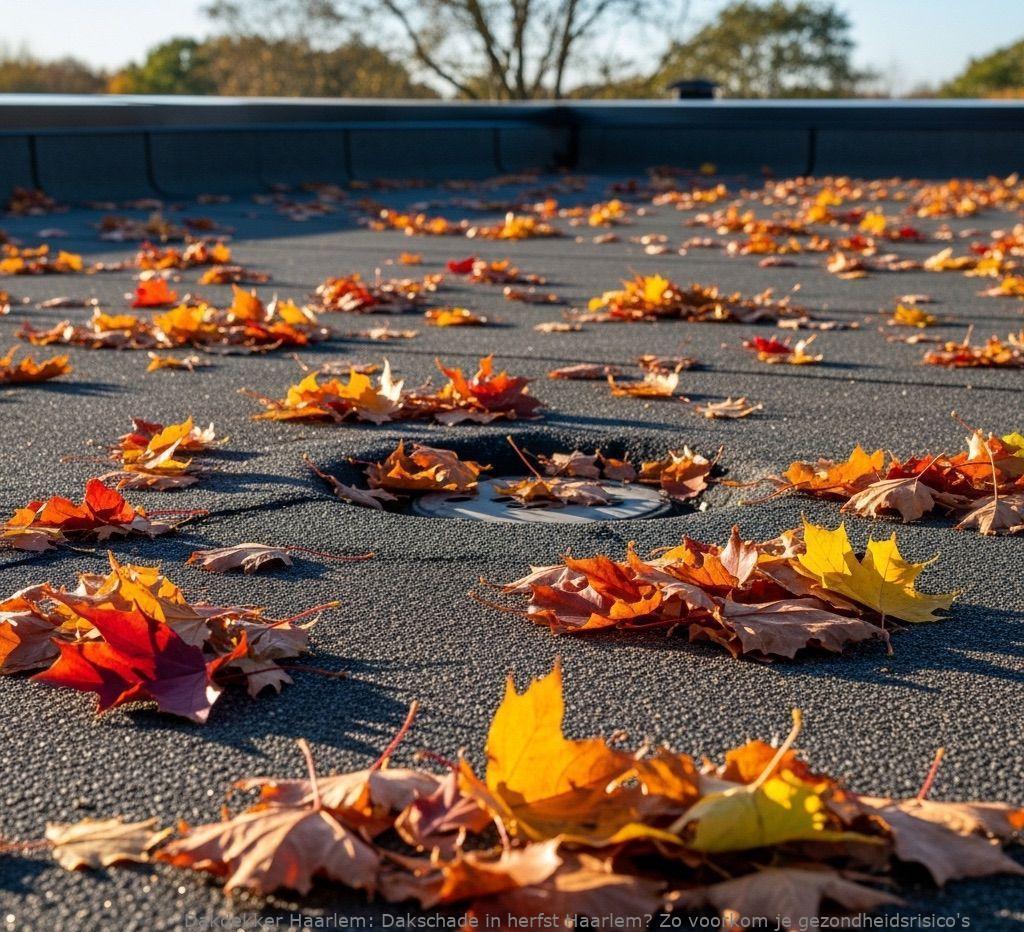 Dakschade In Herfst Haarlem